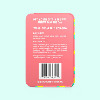 Flintts Mints Lemon – F Strength 250 | Tingly Mouthwatering Mints