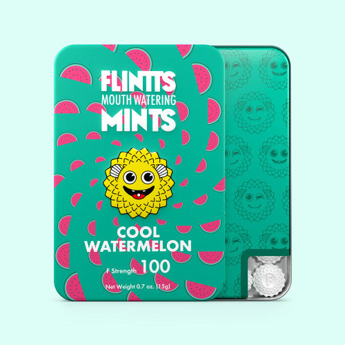 Flintts Mints Cool Watermelon – F Strength 100 | Mouthwatering Mints