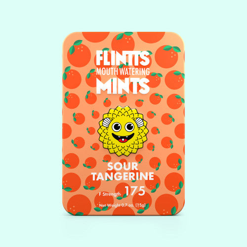 Flintts Mints Sour Tangerine – F Strength 175 | Zesty Tangerine Mints