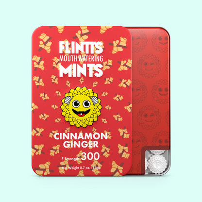 Flintts Mints Cinnamon Ginger – F Strength 300 | Intense Tingling Mints