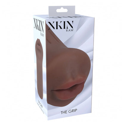 Xkin Raw The Grip Tpe Small Masturbator 137G Brown