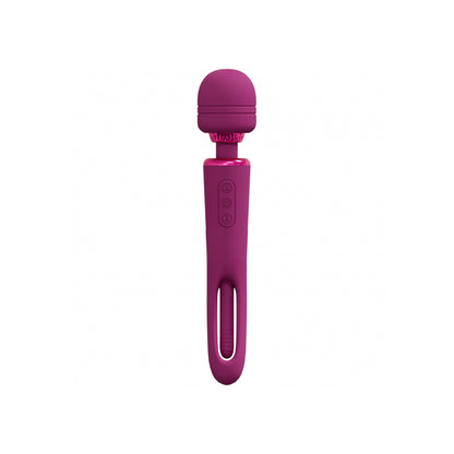 Vive Kiku Double Wand With G-Spot Flapping Pink
