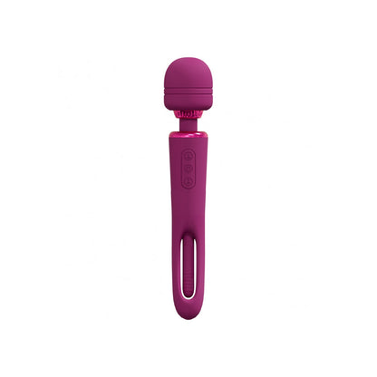 Vive Kiku Double Wand With G-Spot Flapping Pink