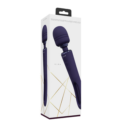 Vive Kiku Double Wand With G-Spot Flapping Purple