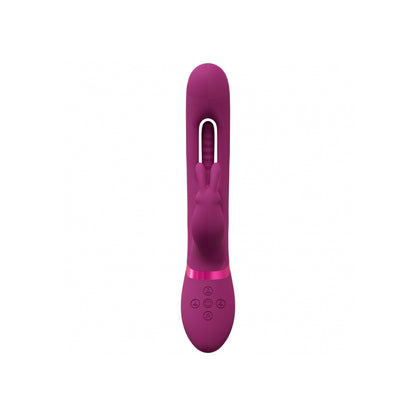 Vive Mika Triple Rabbit With G-Spot Flapping Pink