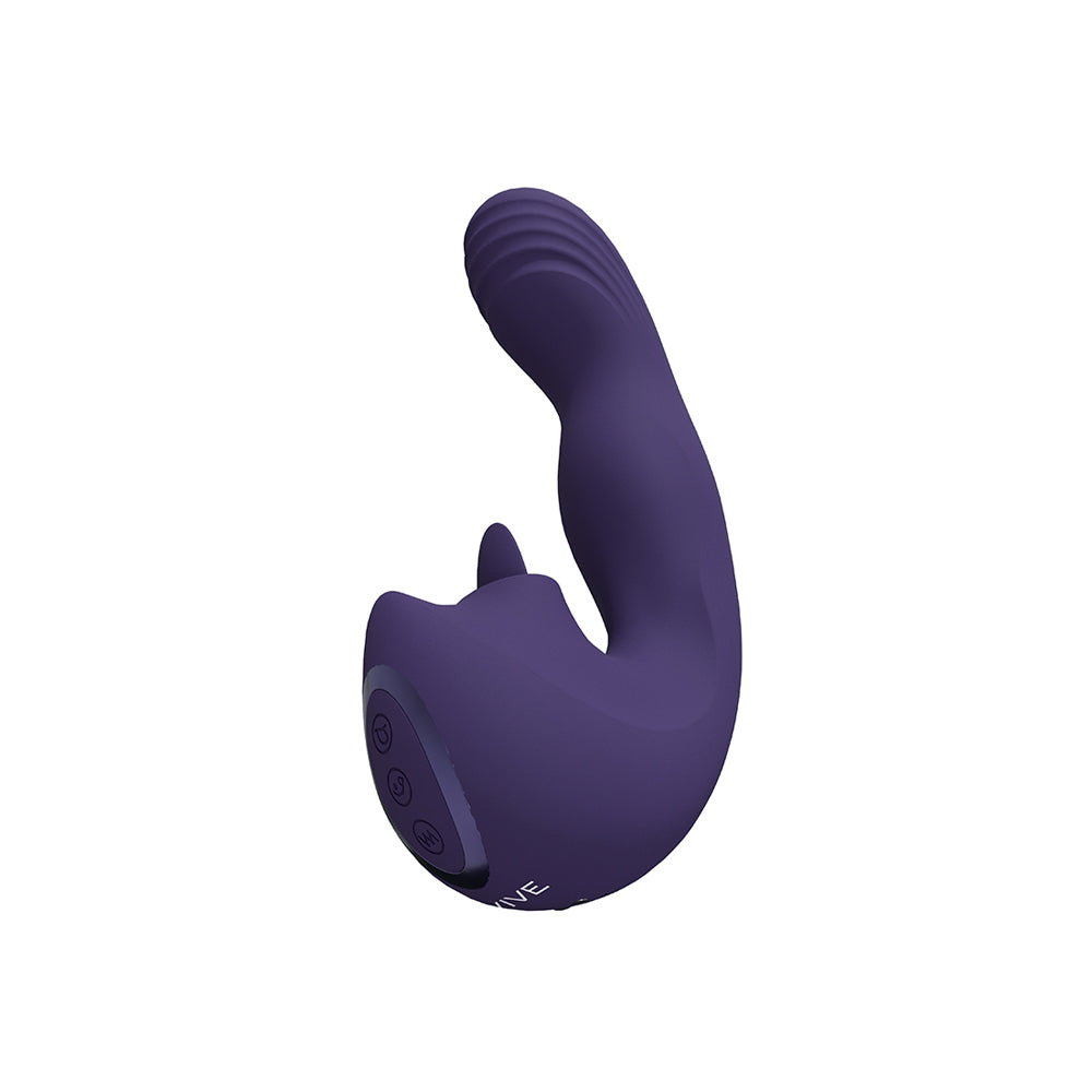 Vive Yumi Triple G-Spot Finger Motion Vibrator Purple