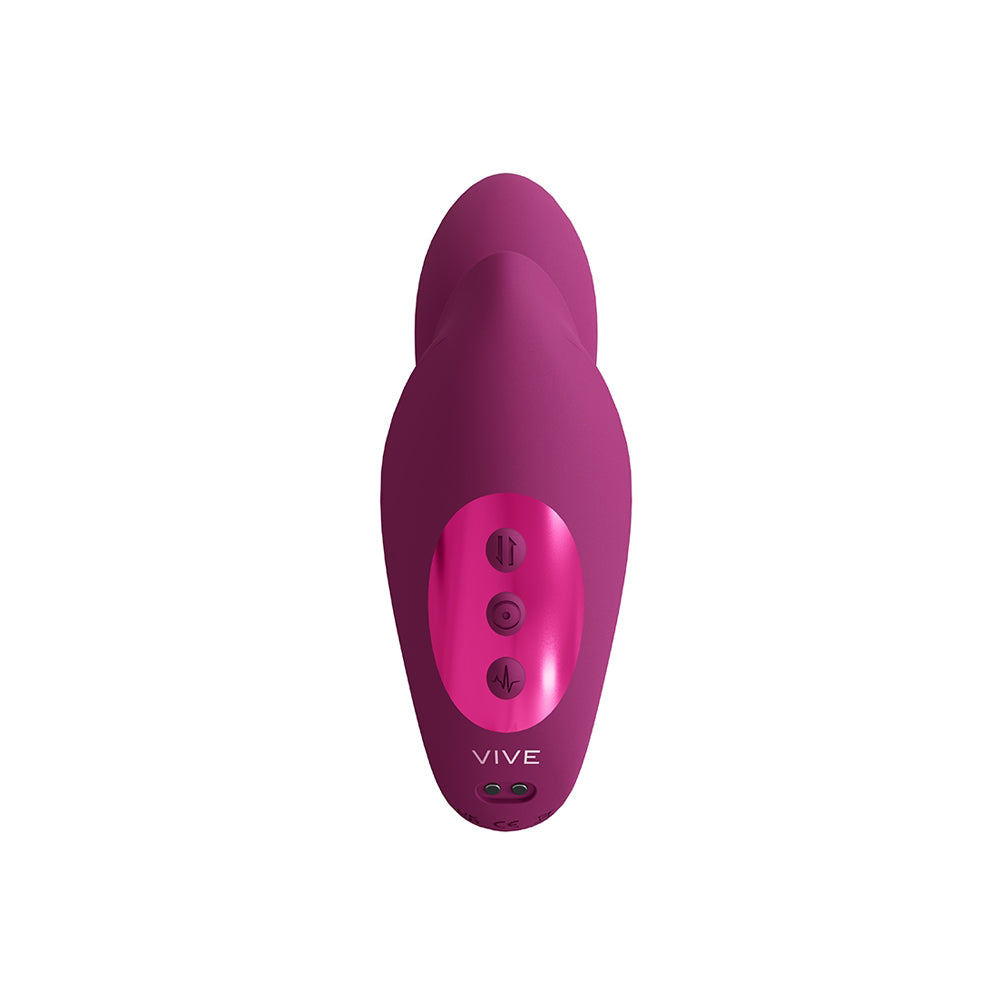 Vive Yuki Dual G-Spot Vibrator With Beads Pink