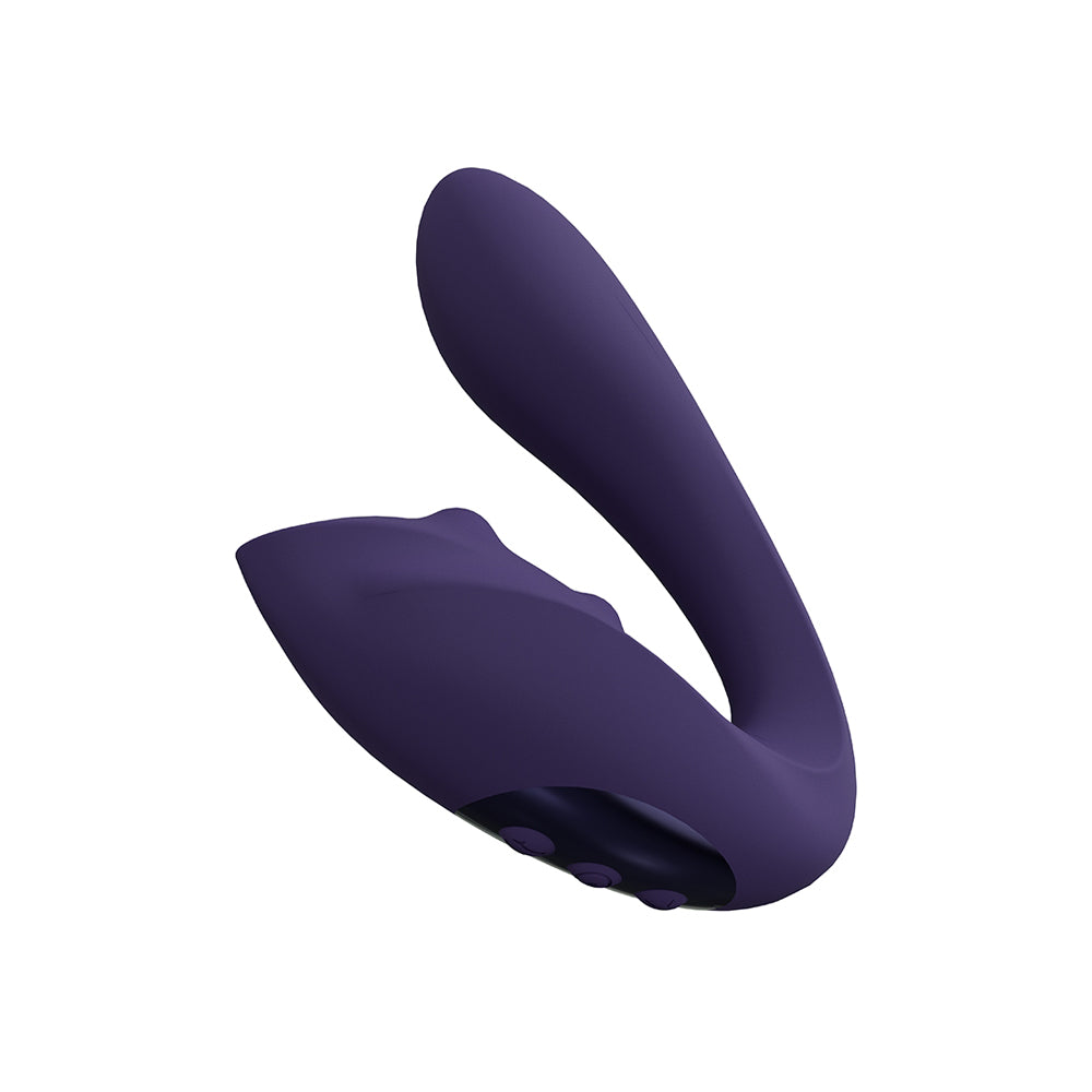 Vive Yuki Dual G-Spot Vibrator With Beads Purple