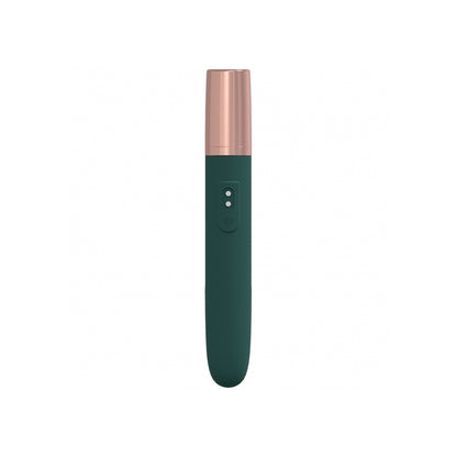 The Traveler 10 Speed Travel Vibe Silicone Rechargeable Waterproof Forest Green