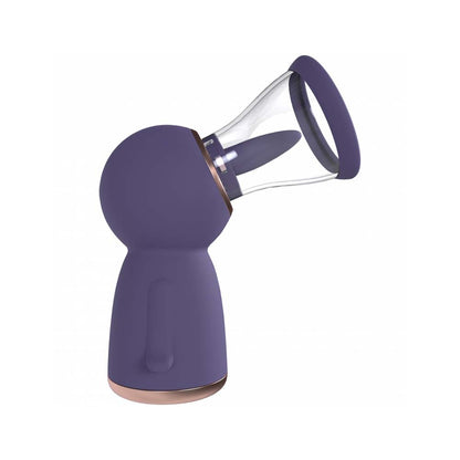 Pumped Exquisite Automatic 13-Speed Silicone Rechargeable Breast & Vulva Pump - Purple