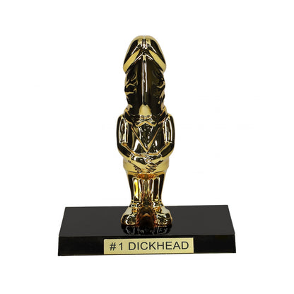 Dickheads Trophy Gold - Premium Gold Trophy Cup for Sports Awards & Corporate Gifting