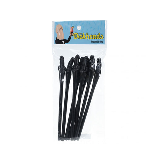Dickheads Groom Straws Black – Black Grooming Straws by Dickheads