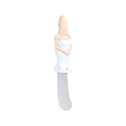 The Dickheads Bride Spread Knife – Flesh-Colored Spreader Knife for Gag Wedding Gift
