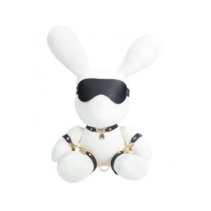 S-Line Rabbit Bondage Velvet Large White – Elegant and Bold Bondage Accessory