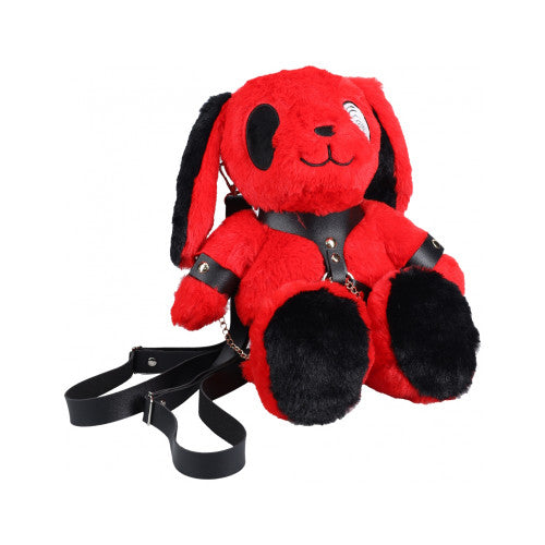 S-Line Bunny Backpack Circle Eye Large Red – Bold and Playful Accessory