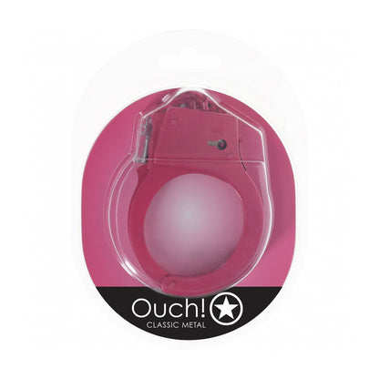 Ouch! Classic Metal Handcuffs Pink