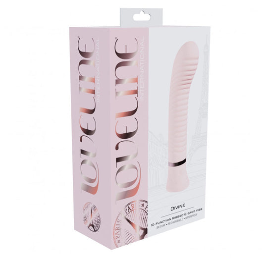 Loveline Divine Ribbed G-Spot Vibe Pink