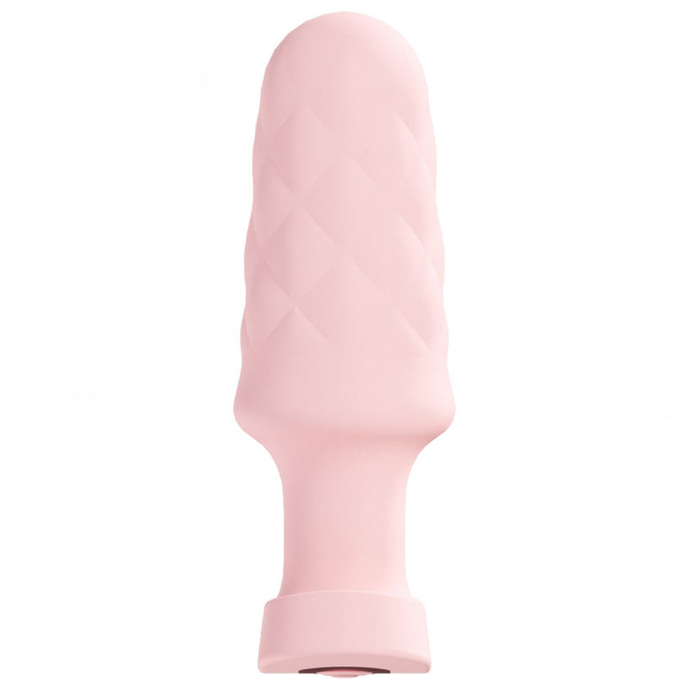Loveline Velvet Remote Vibrating Plug Pink