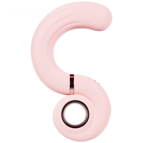 Loveline Tourner Vibrating Swirl – Pink Swirled Vibrator with Powerful Vibration for Deep Stimulation