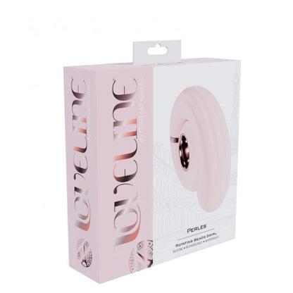 Loveline Perles Rotating Beads Swirl – Pink Vibrator with Rotating Beads for Intense Stimulation