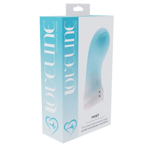 Loveline Mist Finger Vibe – Blue Compact Vibrator for Targeted Stimulation