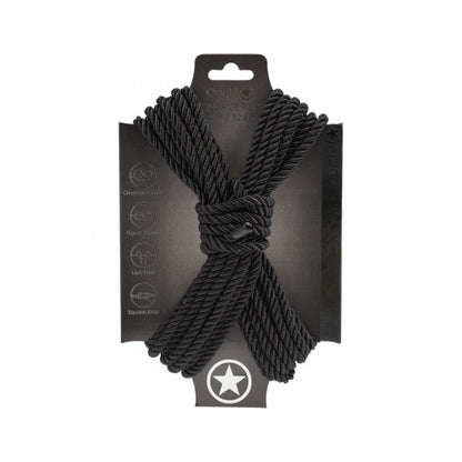 Ouch! Bondage Rope 10 Meter Nylon – Black Sensual Restraint for Play