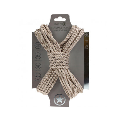 Ouch! Bondage Rope 10 Meter Nylon – Black Sensual Restraint for Play