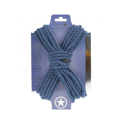 Ouch! Bondage Rope 10 Meter Nylon – Black Sensual Restraint for Play