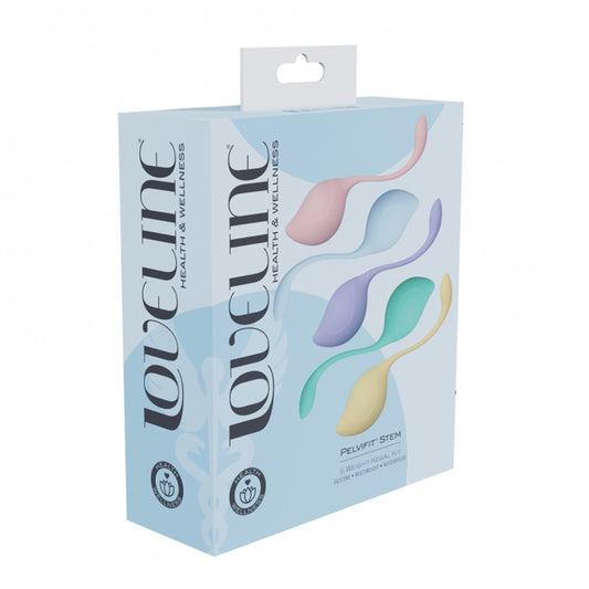 Loveline Pelvifit Stem Kegel Kit – Multiweight Multicolor Pelvic Floor Exerciser