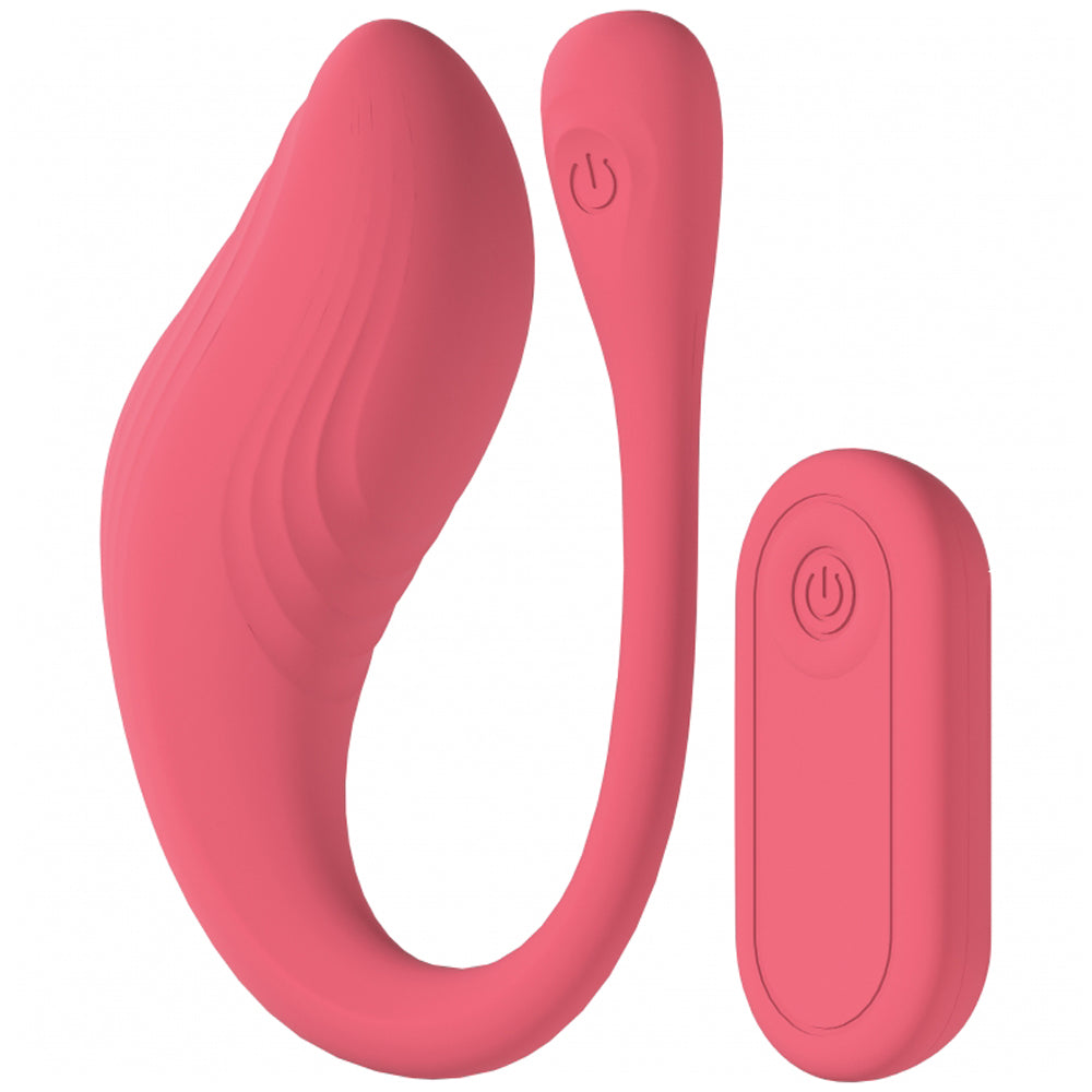 Loveline Velvet G-Spot Vibrator with Remote Control – Pink