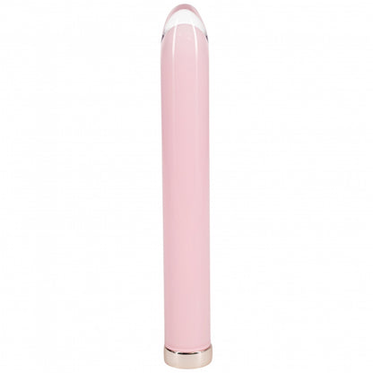 Loveline Sparkle 6.3" Glass Vibrator Pink