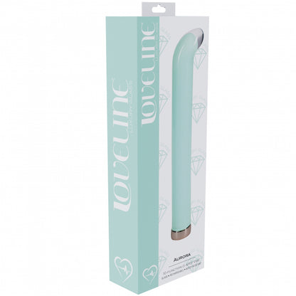 Loveline Aurora 6.3-Inch G-Spot Glass Vibrator – Green