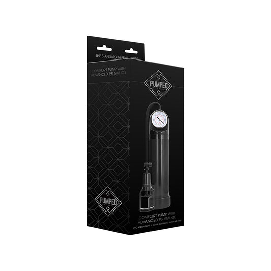 Comfort Pump with Advanced PSI Gauge - Black