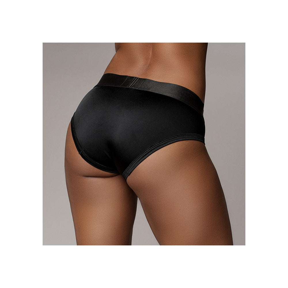 Ouch! Vibrating Strap-On High-Cut Brief M/L