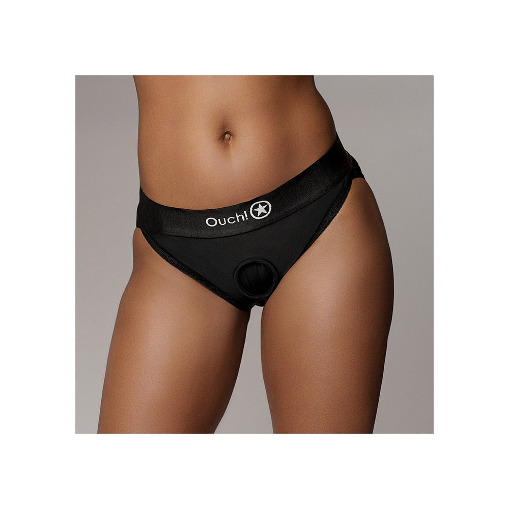 Ouch! Vibrating Strap-On Hipster M/L