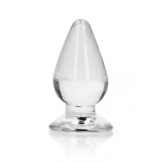 Realrock Crystal Clear Anal Plug 3.5'' Transparent