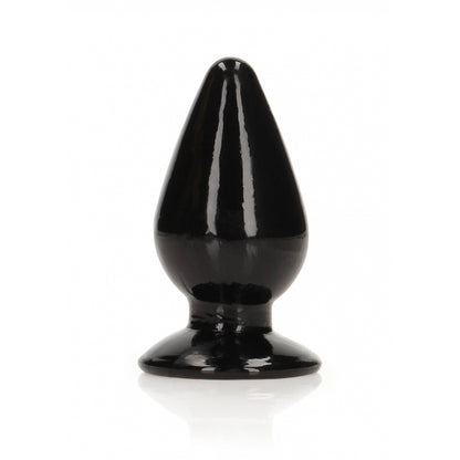 Realrock Crystal Clear Anal Plug 3.5'' Black