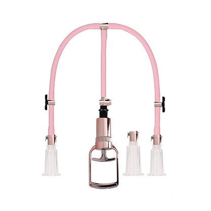 Shots Pumped Clitoral & Nipple Pump Set - Medium - Rose Gold