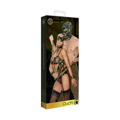 Ouch! Army Bondage Kit - Military-Inspired Restraint Set for BDSM Roleplay & Fetish Fun