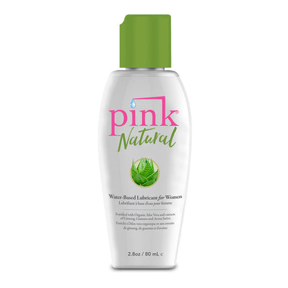 Pink Natural Water-Based Lubricant 2.8 oz.