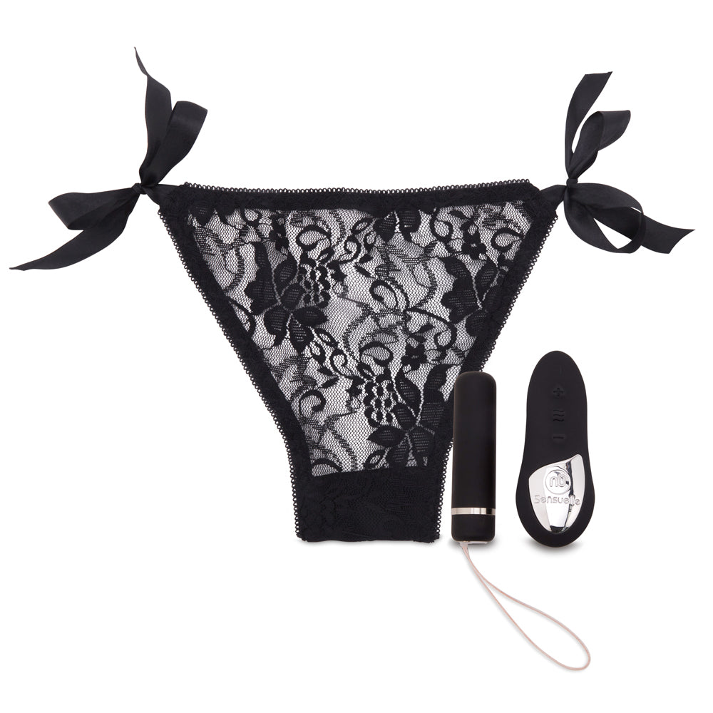 Nu Sensuelle Pleasure Panty – Black Lingerie for Women