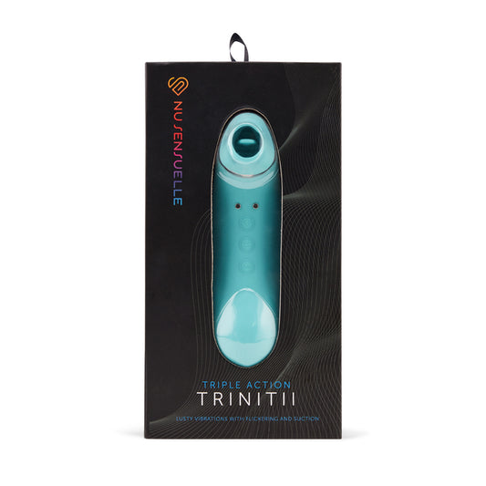Nu Sensuelle Trinitii Electric Blue Rechargeable Vibrator