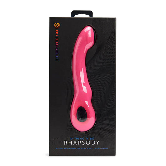Nu Sensuelle Rhapsody Tapping Vibrator – Deep Pink