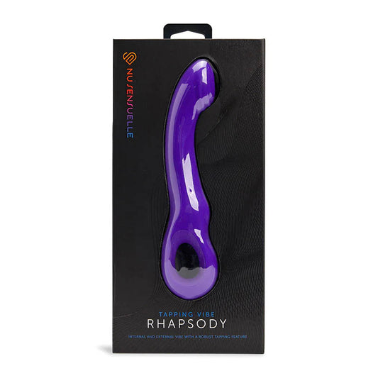 Nu Sensuelle Rhapsody Tapping Vibrator - Deep Purple