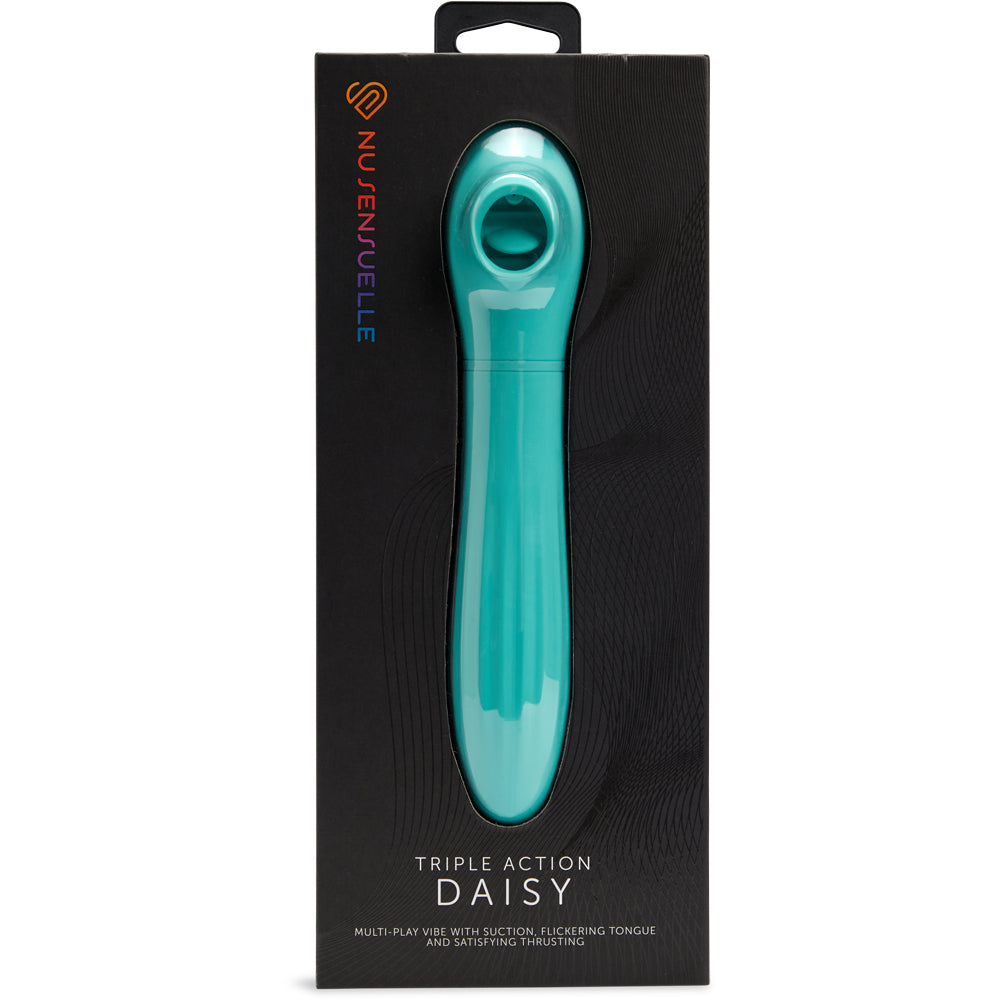 Nu Sensuelle Daisy Triple Action Vibrator - Electric Blue
