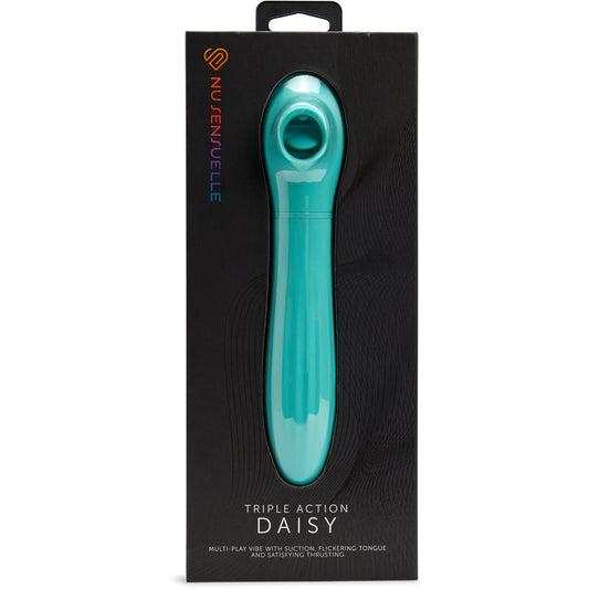 Nu Sensuelle Daisy Triple Action Vibrator - Electric Blue