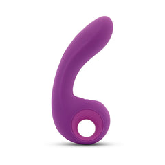 Raine Nubii External Tapping Vibrator with Turbo Boost and Heat - Purple