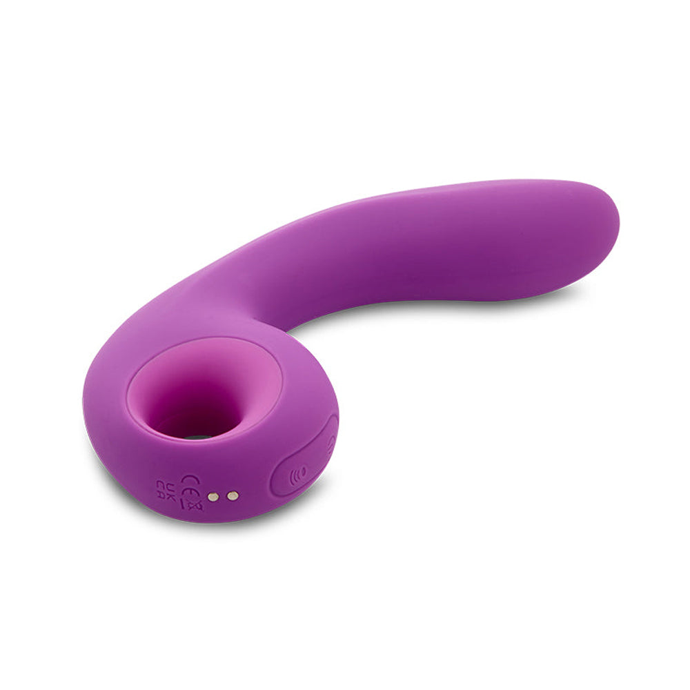 Raine Nubii External Tapping Vibrator with Turbo Boost and Heat - Purple