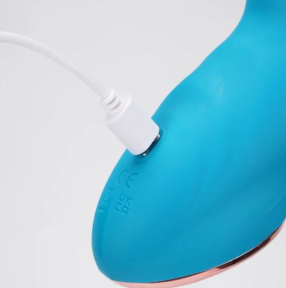 Kennedi Blue 25-Function Rechargeable Triple Action Rabbit Vibrator - Silicone, Multi-Speed
