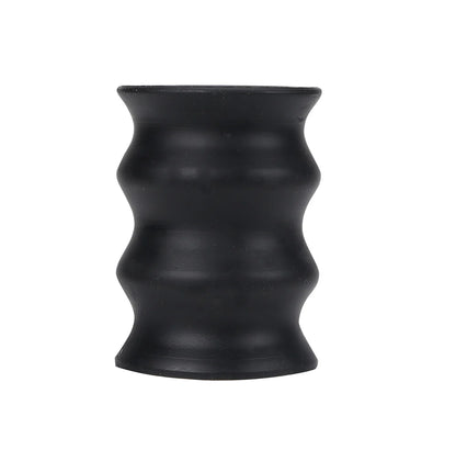 ELI Black Vibelite 4-Inch Textured Silicone Stroker - Rechargeable